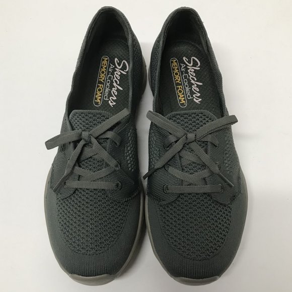 Skechers Washable Knit Slip-On Shoes - Seager in Olive - Picture 10 of 16